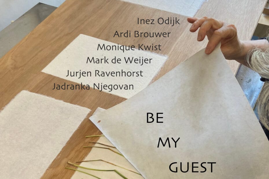 Affiche Kunstlokaal №8 Be My Guest: Mark de Weijer, Ardi Brouwer, Jurjen Ravenhorst, Jadranka Njegovan, Inez Odijk en Monique Kwist